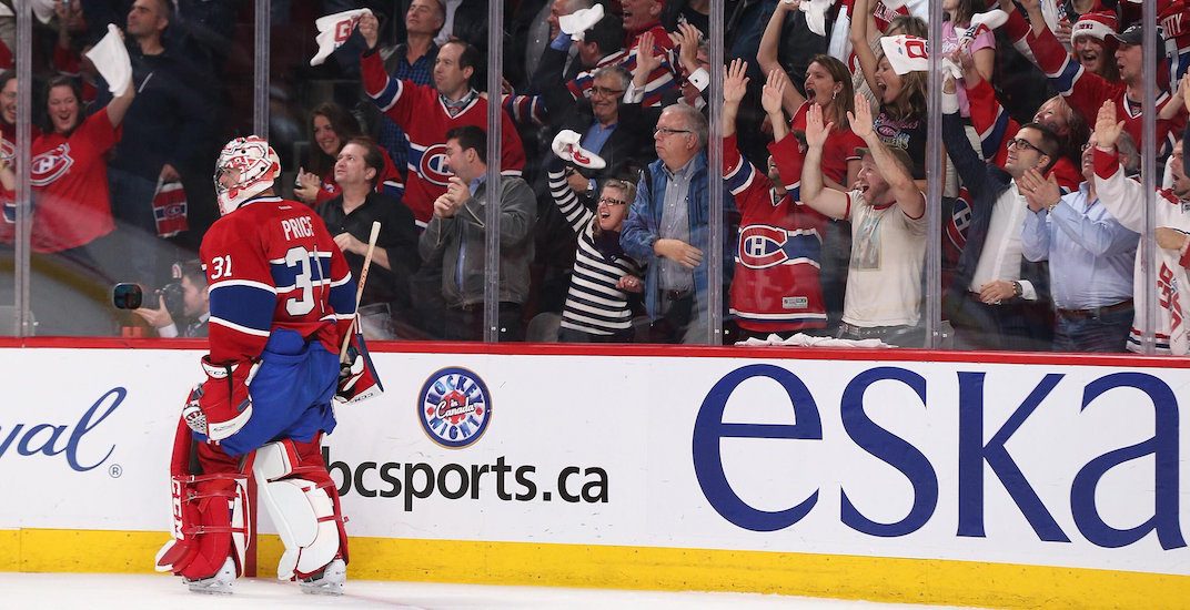 Carey Price présente une belle histoire où il avait donné un bâton à un partisan il y a une dizaine d’année