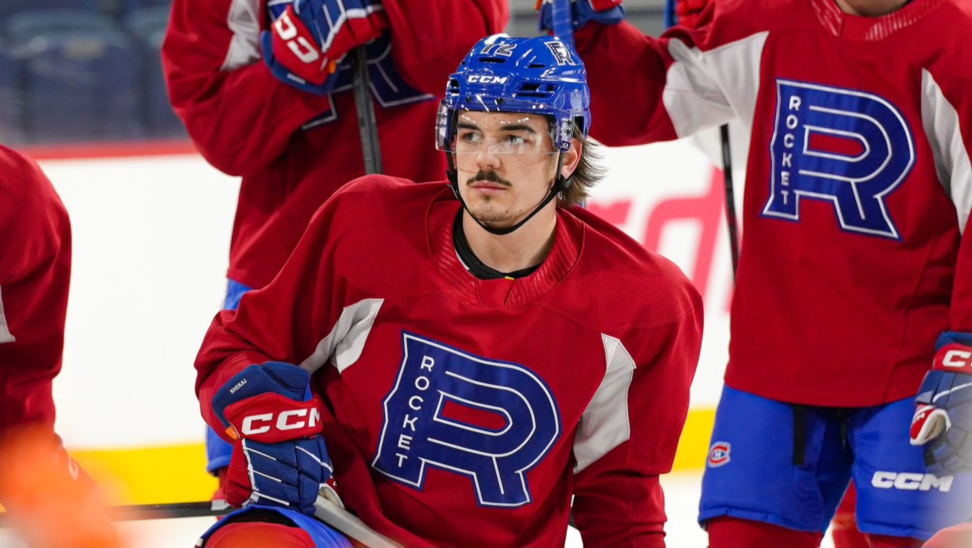 Arber Xhekaj a utilisé sa robustesse de la meilleure façon possible lors d’une séquence précise avec le Rocket de Laval