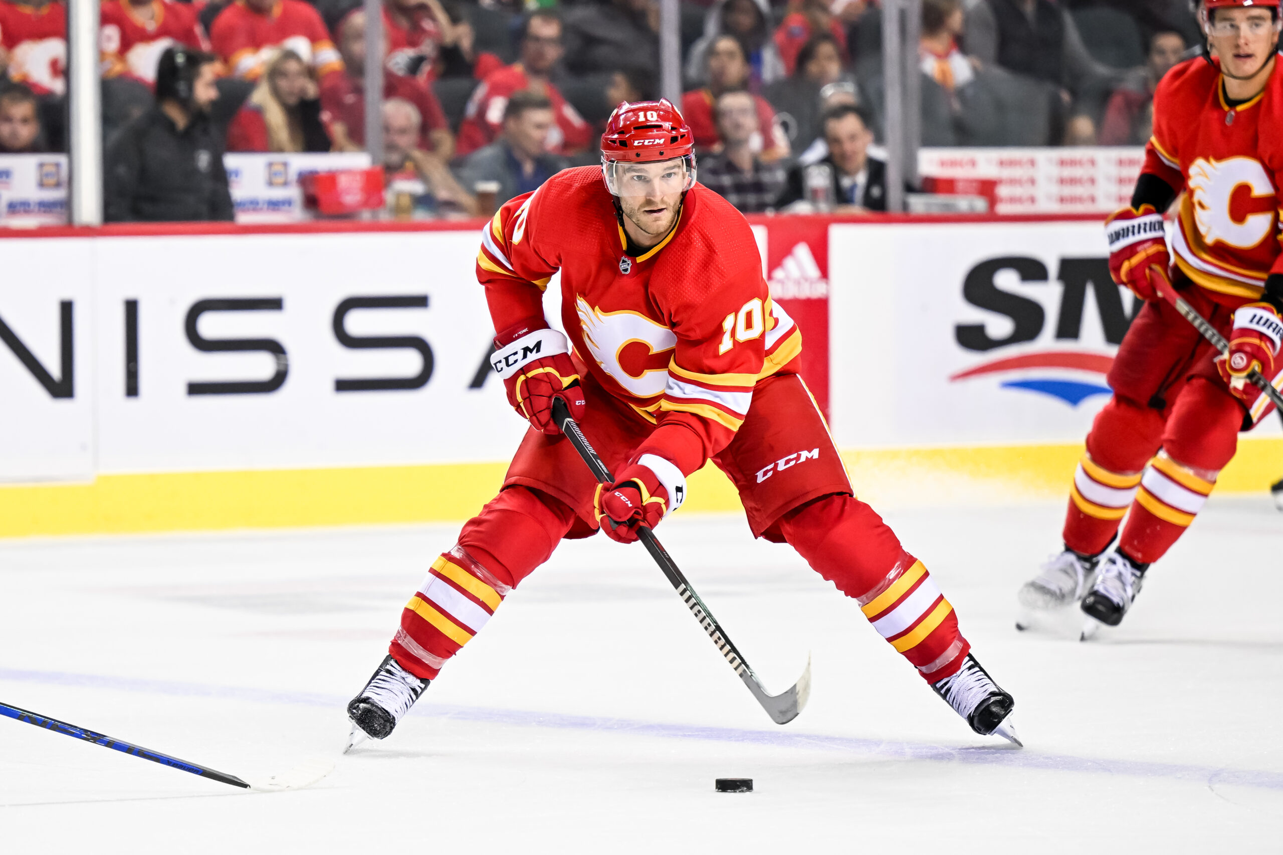 Les partisans des Flames de Calgary en ont marre de Jonathan Huberdeau et les critiques fusent de toutes parts