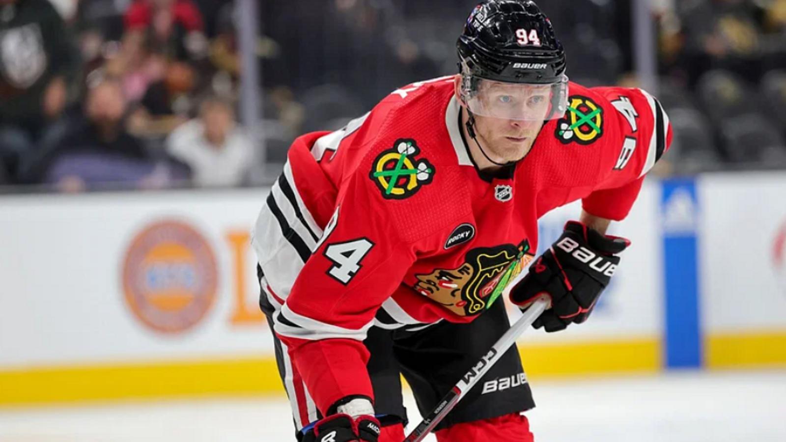 Les Blackhawks ont mis le dossier Corey Perry derrière eux