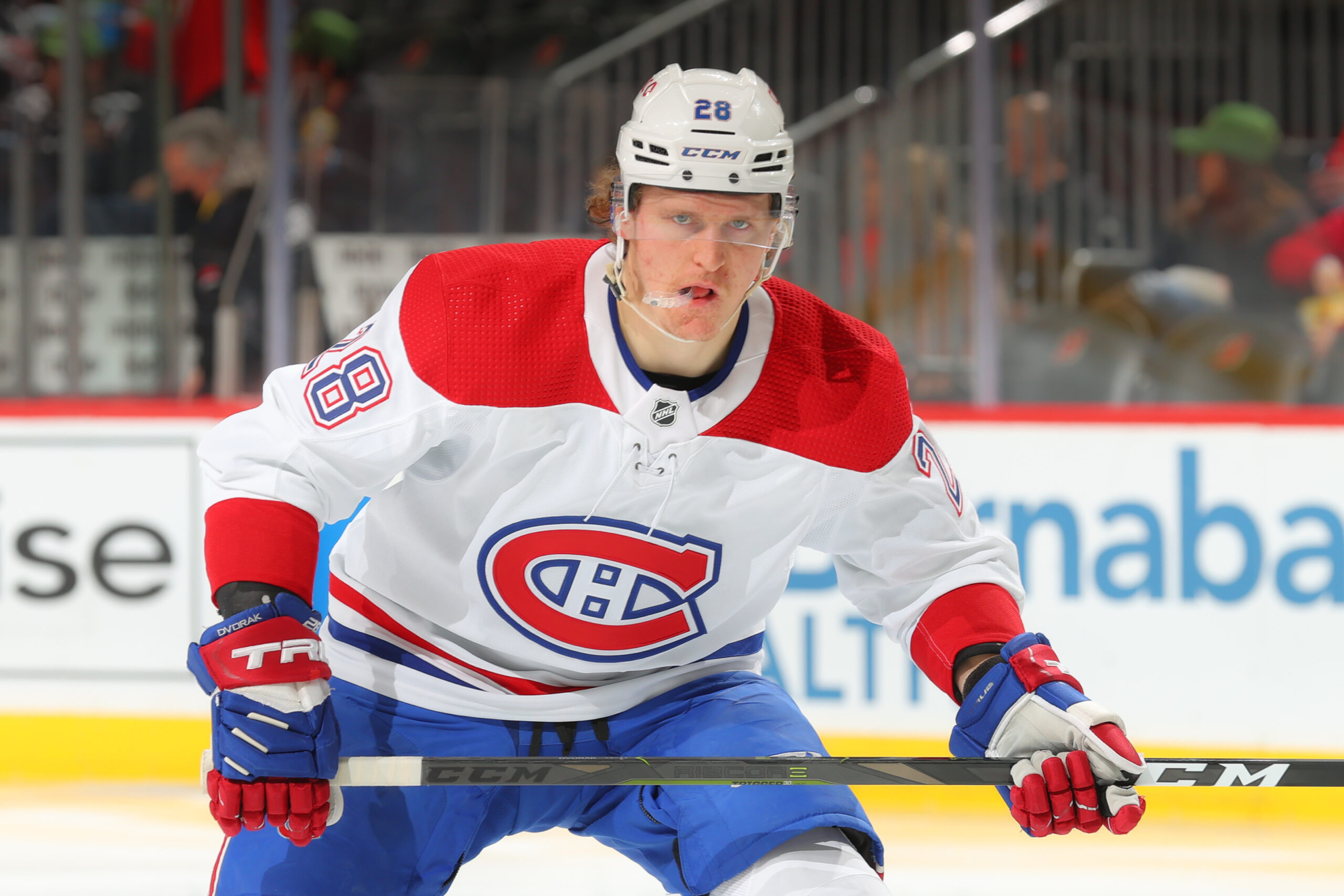 Christian Dvorak ne participe pas à l’entraînement aujourd’hui