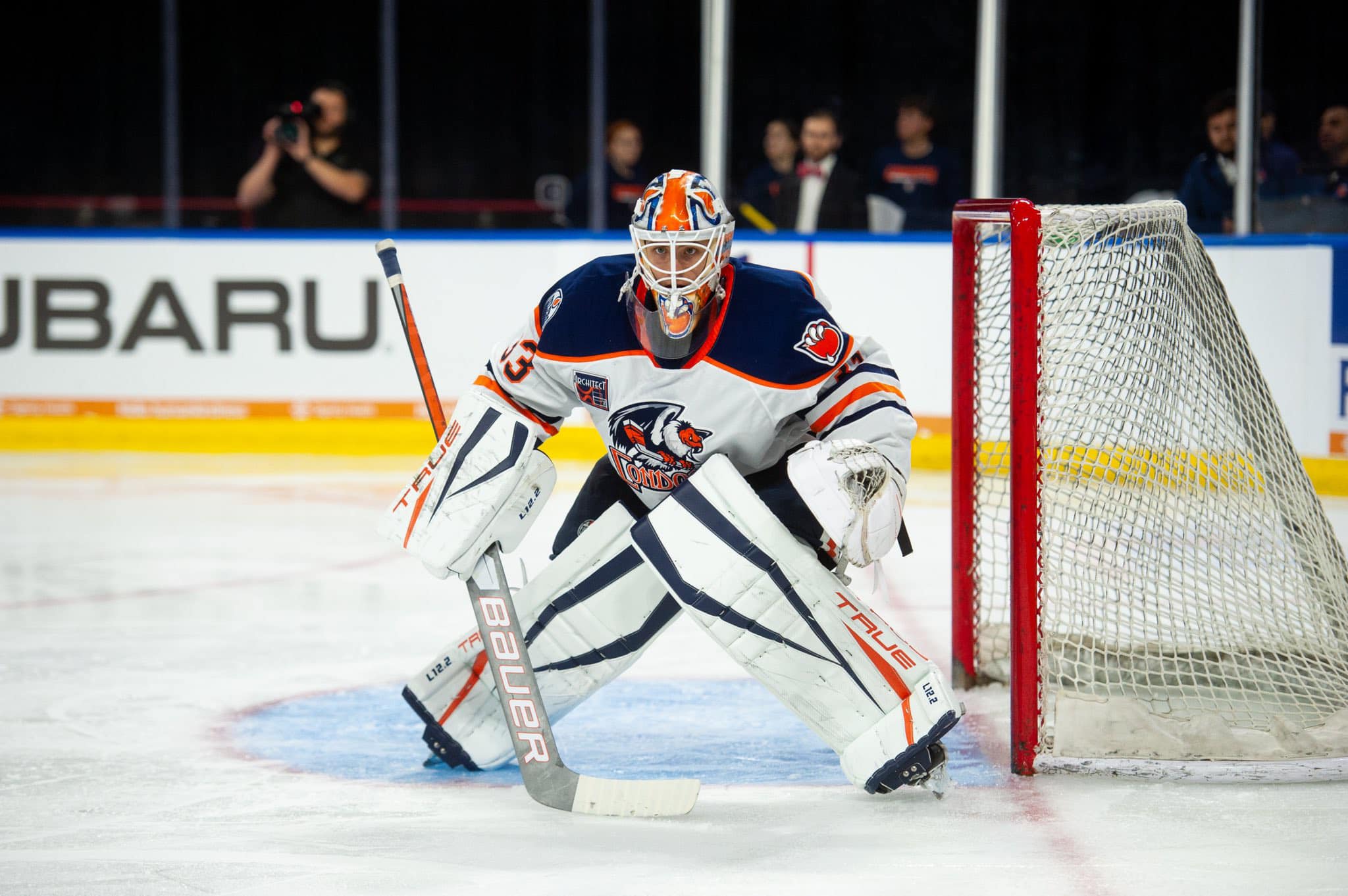 Le gardien québécois Olivier Rodrigue est tout feu, tout flamme avec le club-école des Oilers d’Edmonton