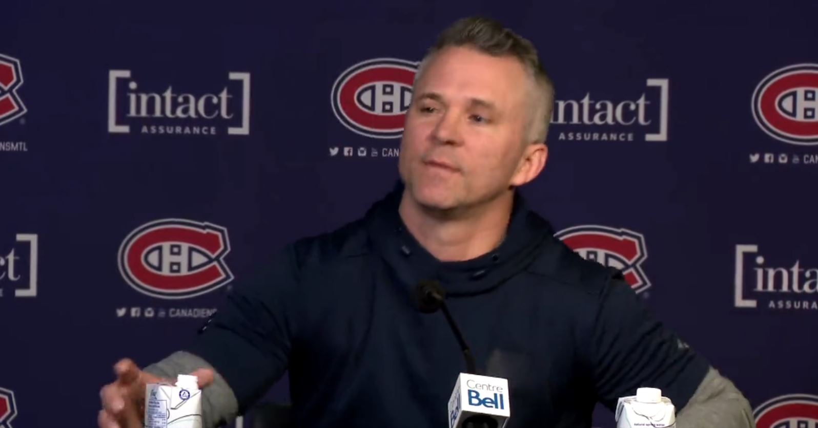 L’entraîneur-chef du Canadien de Montréal Martin St-Louis a confirmé que le gardien de but québécois Samuel Montembeault obtiendra le départ ce samedi