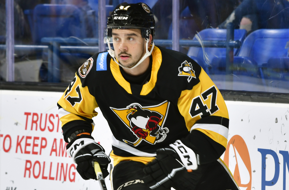 L’ancien choix de cinquième ronde du Canadien en 2018, Samuel Houde, s’épanouit dans l’organisation des Penguins