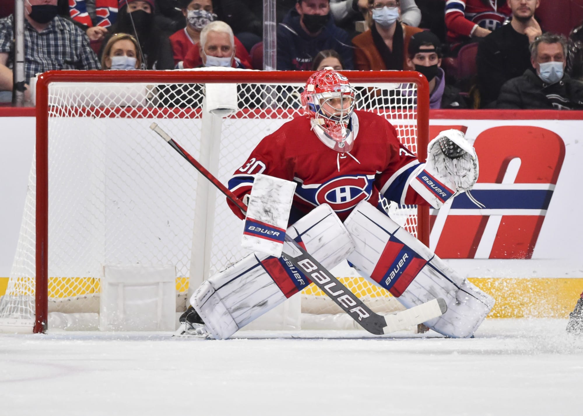 Le Canadien confirme que le gardien de but Cayden Primeau obtiendra un premier départ depuis le 18 janvier ce soir