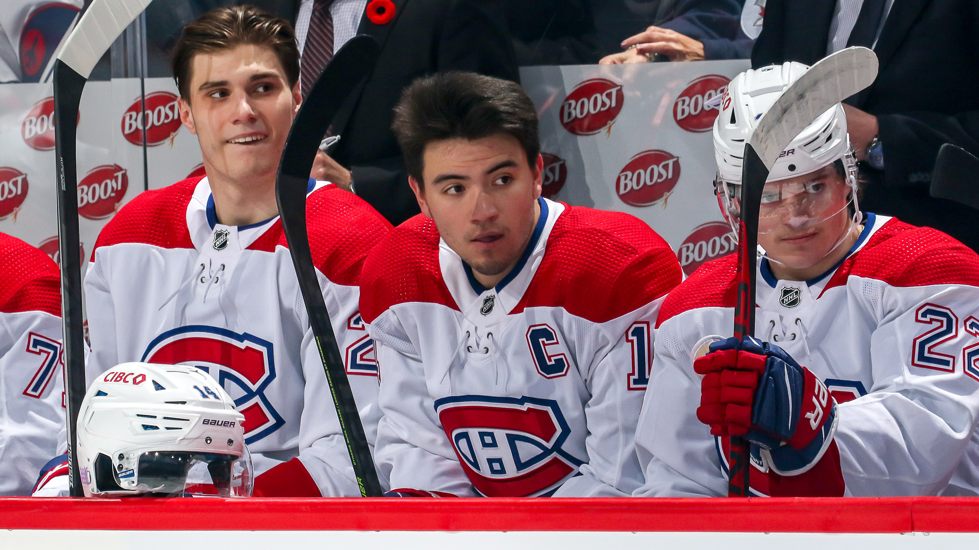Le Canadien vient d’annoncer que Nick Suzuki, Cole Caufield et Juraj Slafkovsky devront s’absenter de l’entraînement pour recevoir des traitements