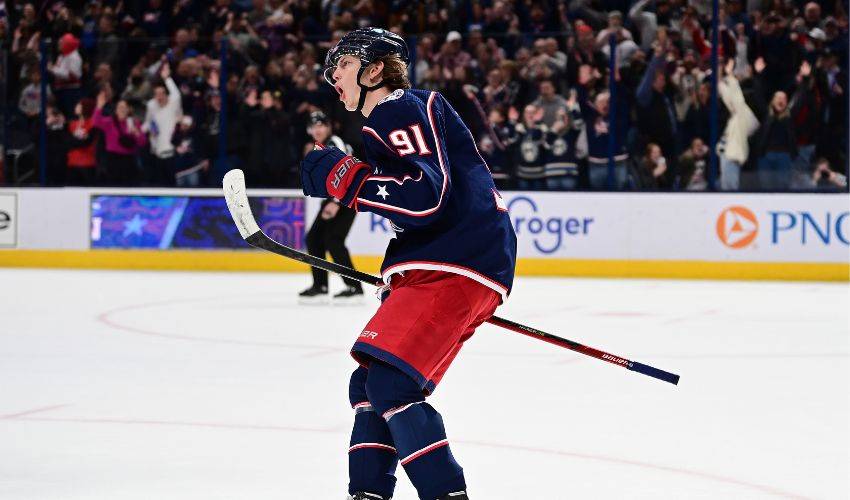 Le talentueux Kent Johnson disponible à Columbus?