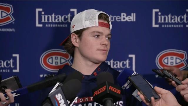 Bonne nouvelle chez le Canadien de Montréal: Cole Caufield s’est entraîné ce matin