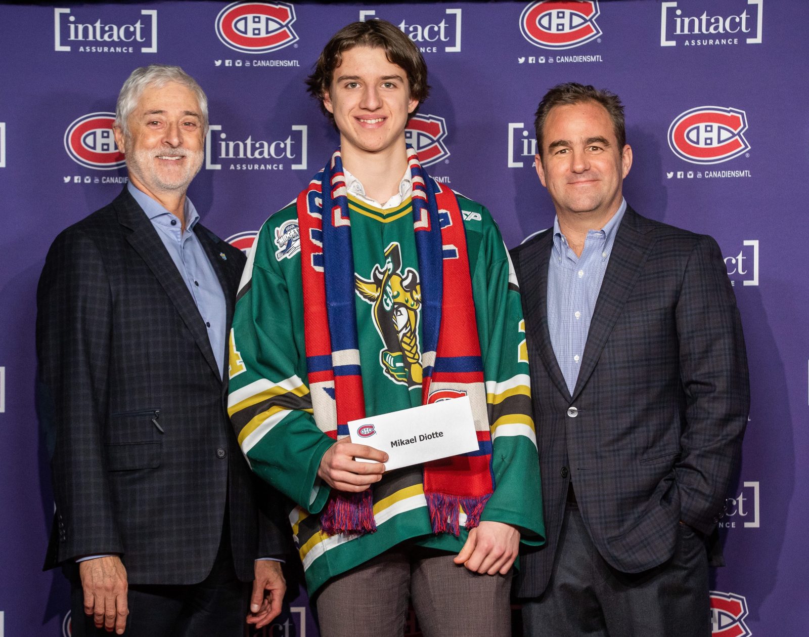 Le jeune défenseur québécois Mikael Diotte, jamais repêché, vient de s’entendre pour un contrat d’entrée de trois saisons avec les Devils