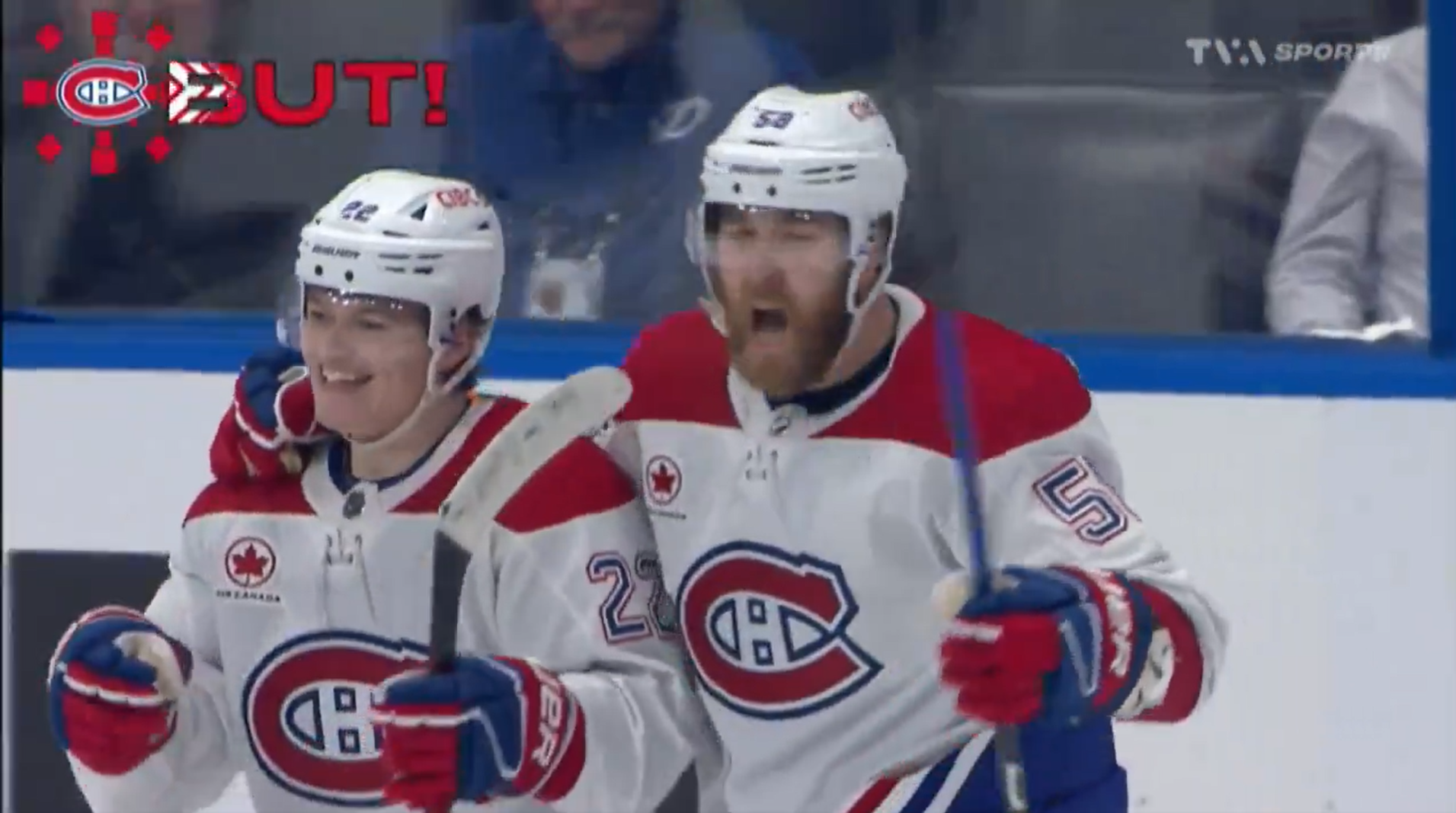 La Ligue nationale de hockey confirme que Josh Anderson a marqué le troisième but du Canadien hier et non Cole Caufield