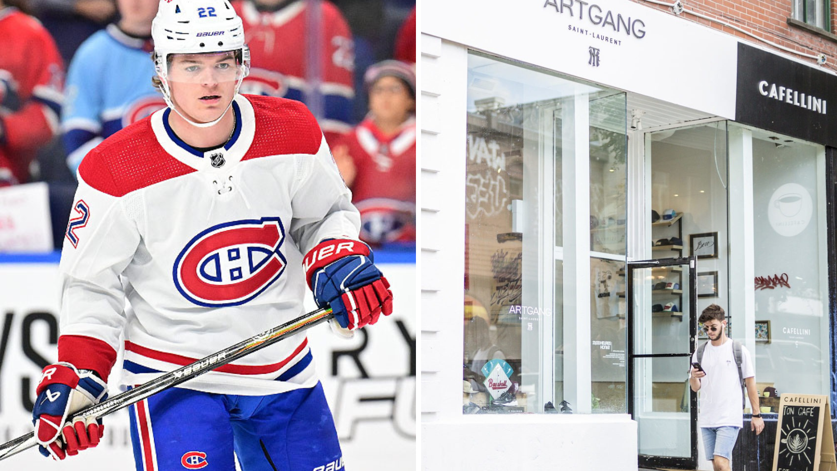 Cole Caufield encourage l’entreprise montréalaise Artgang