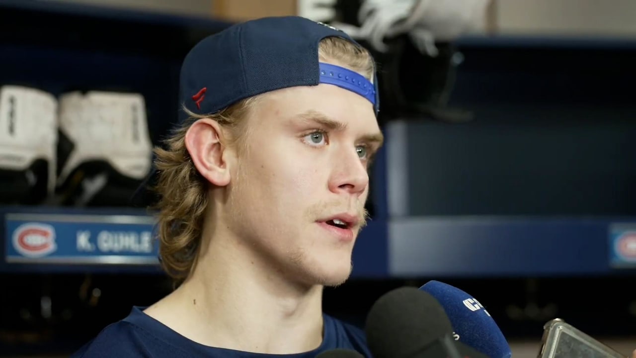 Suspension: Kaiden Guhle voulait défendre Juraj Slafkovsky