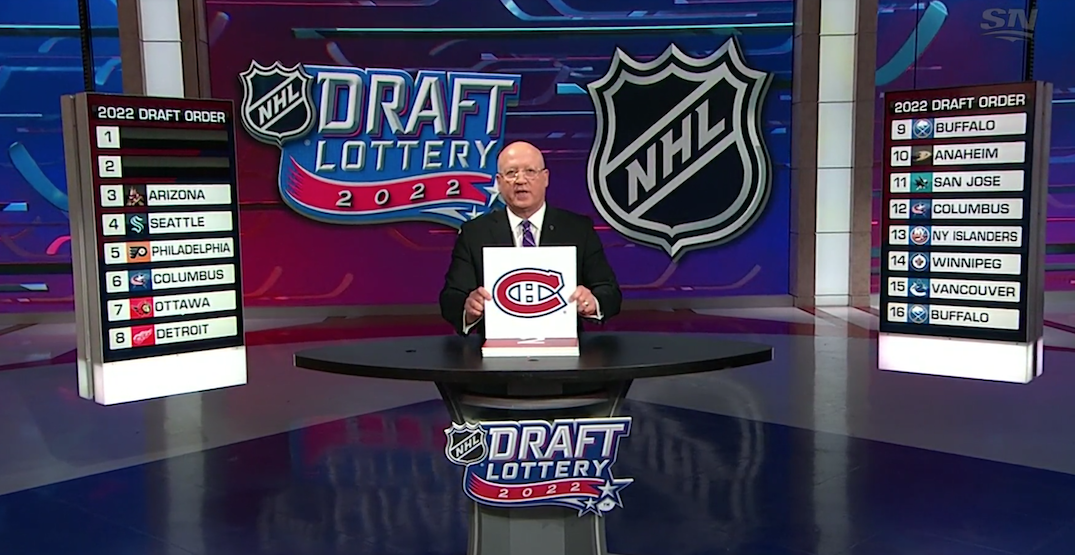 Le Canadien explique les scénarios possibles pour la loterie de la LNH