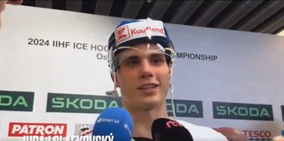 Juraj Slafkovsky envoie une pointe amicale à Cole Caufield