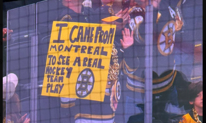 Un Québécois envoie une pointe au Canadien au TD Garden de Boston