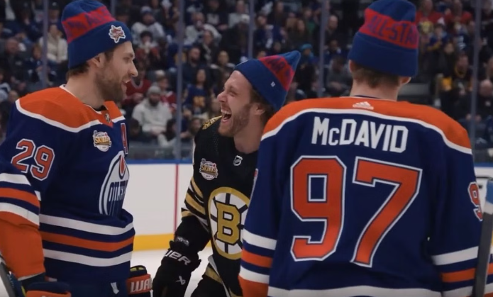 David Pastrnak courtise Leon Draisaitl sur le podcast Spittin’ Chiclets
