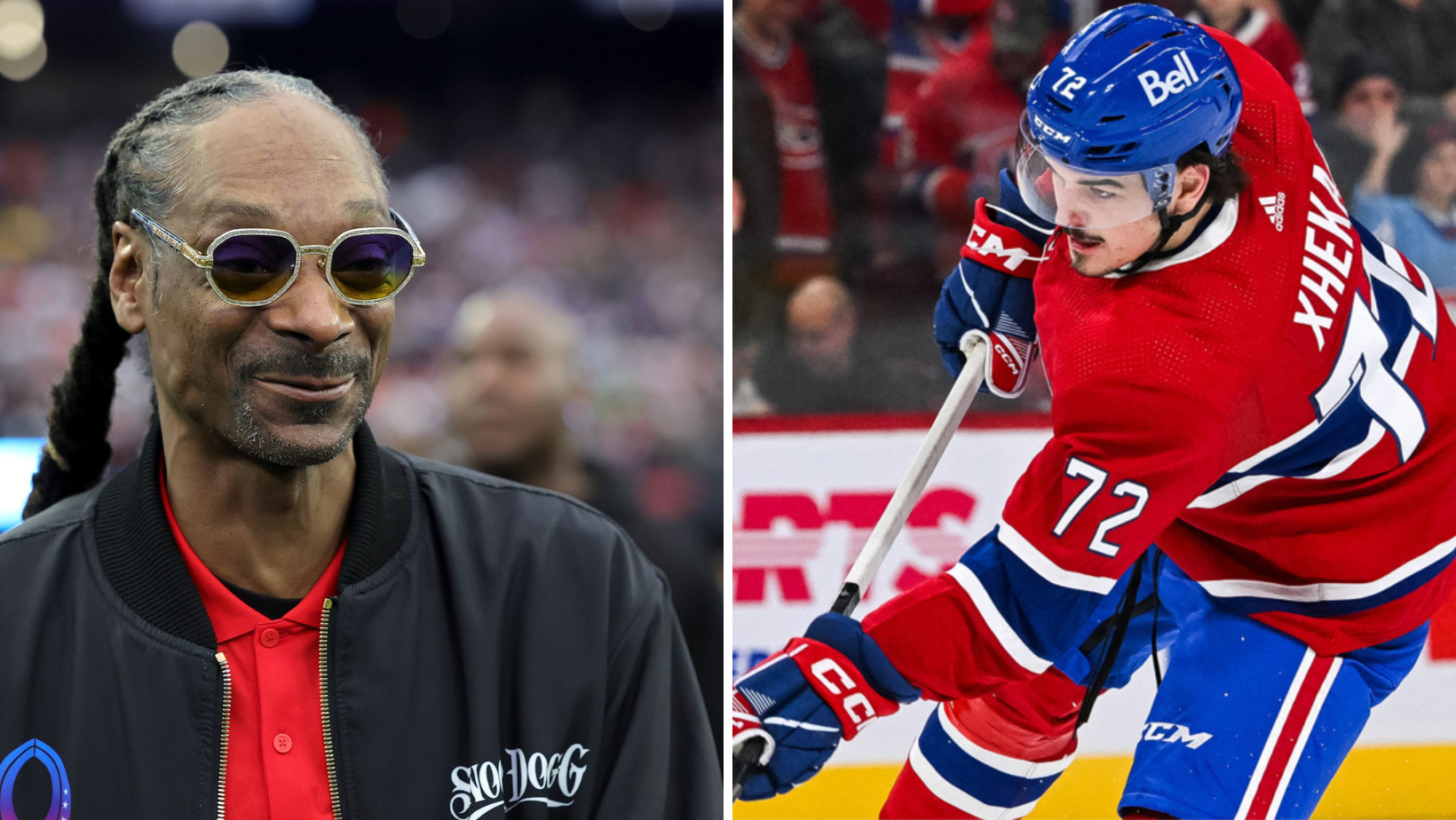 Snoop Dogg et Arber Xhekaj au Complexe CN de Brossard aujourd’hui