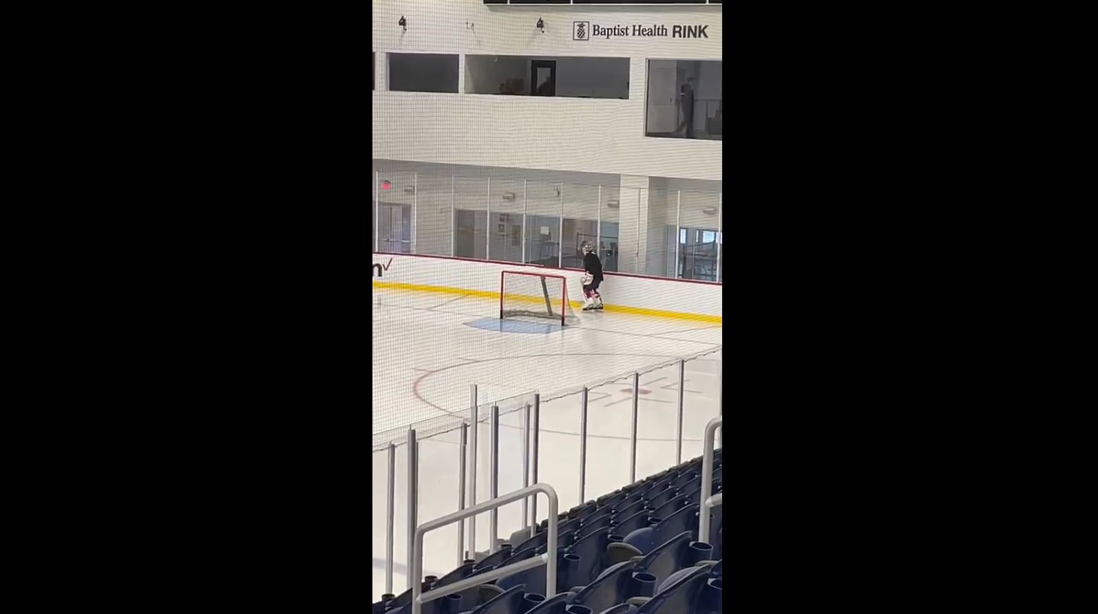 Un revenant à l’entraînement des Panthers ce matin