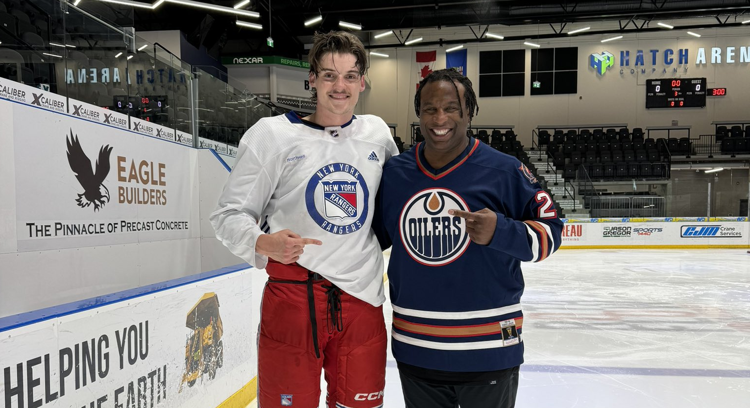 Bagarre: Matt Rempe s’est entraîné avec Georges Laraque