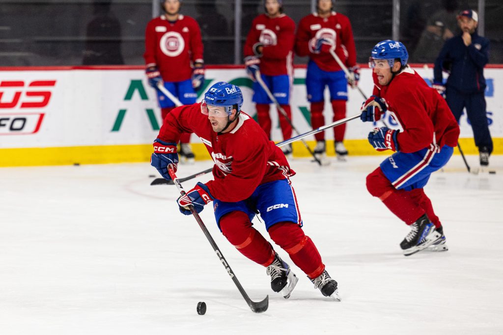 Plusieurs espoirs du Canadien se sont entraînés à Brossard