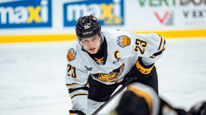 Le capitaine des Tigres Maxime Pellerin invité au camp des recrues du Canadien