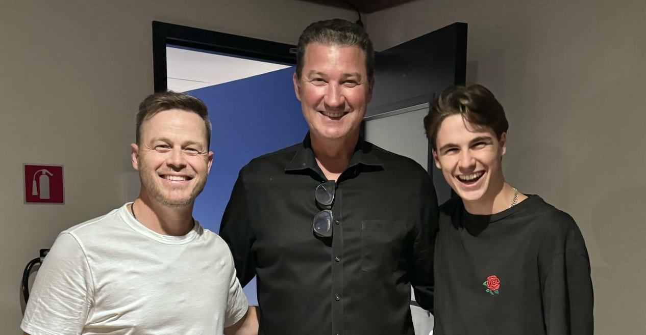Mario Lemieux a assisté au spectacle de Louis Morissette hier