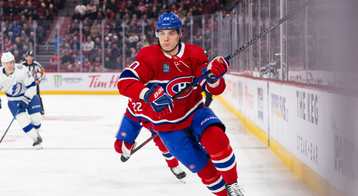 Juraj Slafkovsky du Canadien de Montréal a un inconfort au dos