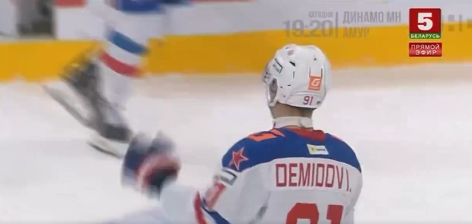 Ivan Demidov s’illustre déjà avec un premier point à son premier match dans la KHL
