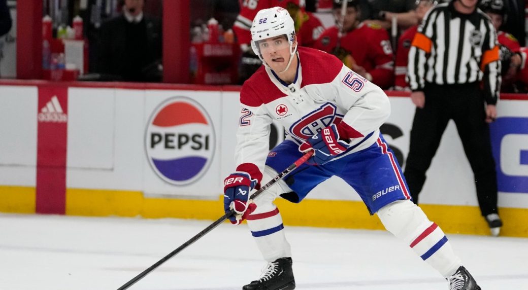 Martin St-Louis souhaite que Justin Barron améliore un aspect précis de son jeu