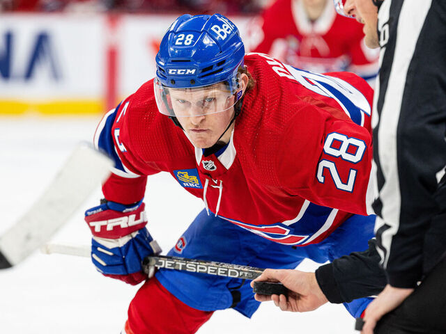 L’expérience Christian Dvorak a assez durée avec les Canadiens de Montréal