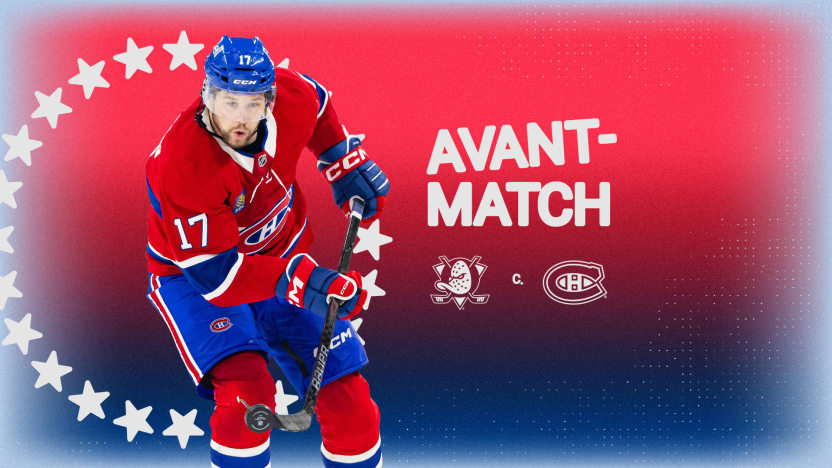 Le Canadien de Montréal procède à une annonce concernant l’heure du match de ce soir contre les Ducks