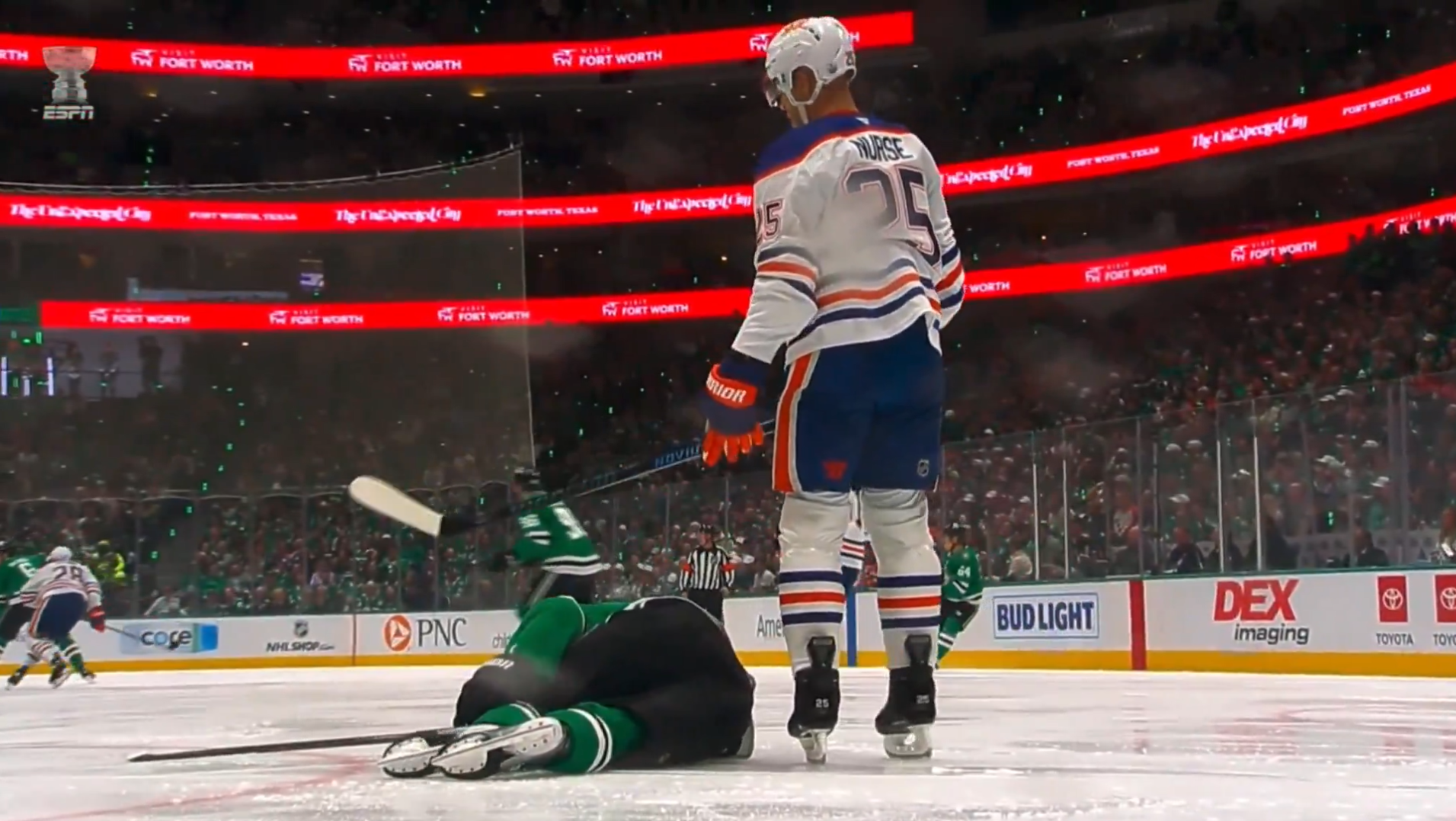 Suspension Darnell Nurse : la LNH tranche après le coup à Roope Hintz