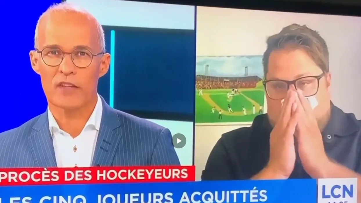 Un chroniqueur hockey se mouche en direct à LCN