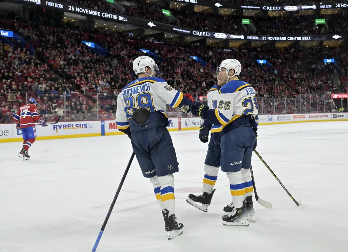 Jordan Kyrou : Changement de dernière minute des Blues de St. Louis
