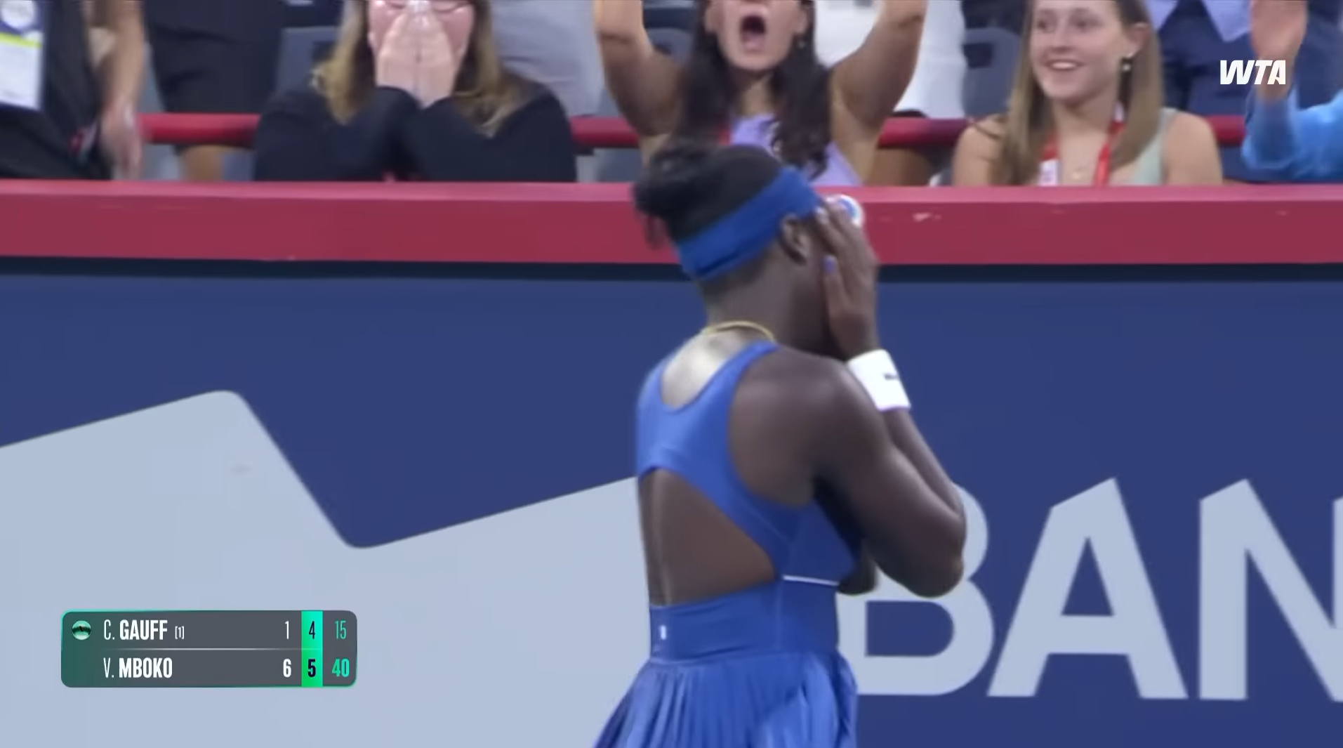 Un joueur du Canadien n’a pas raté la victoire de Victoria Mboko hier soir