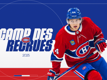 Voici les trios et duos du Canadien pour le tournoi des recrues