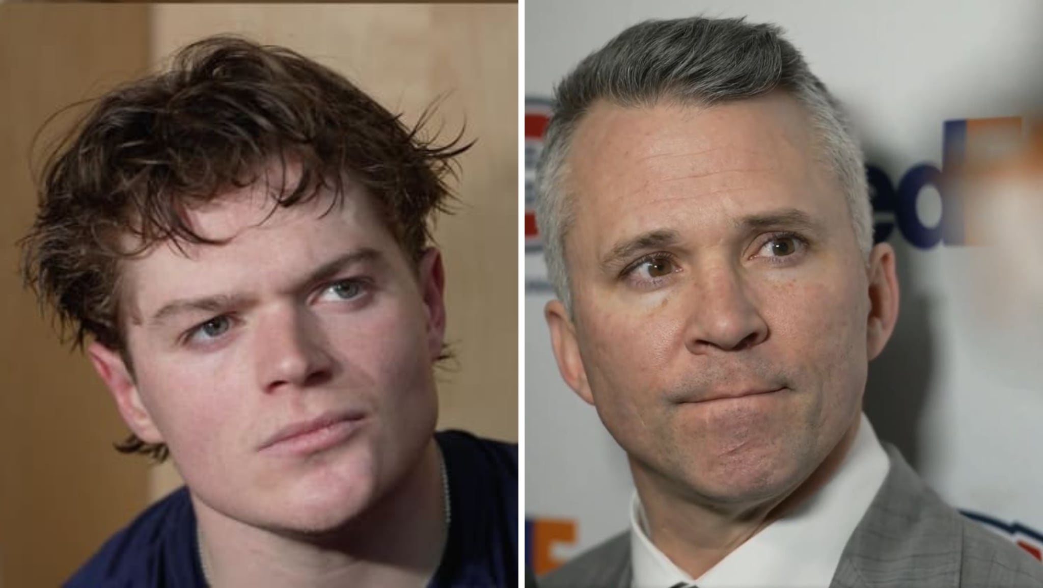 Cole Caufield et Martin St-Louis ramassent les arbitres