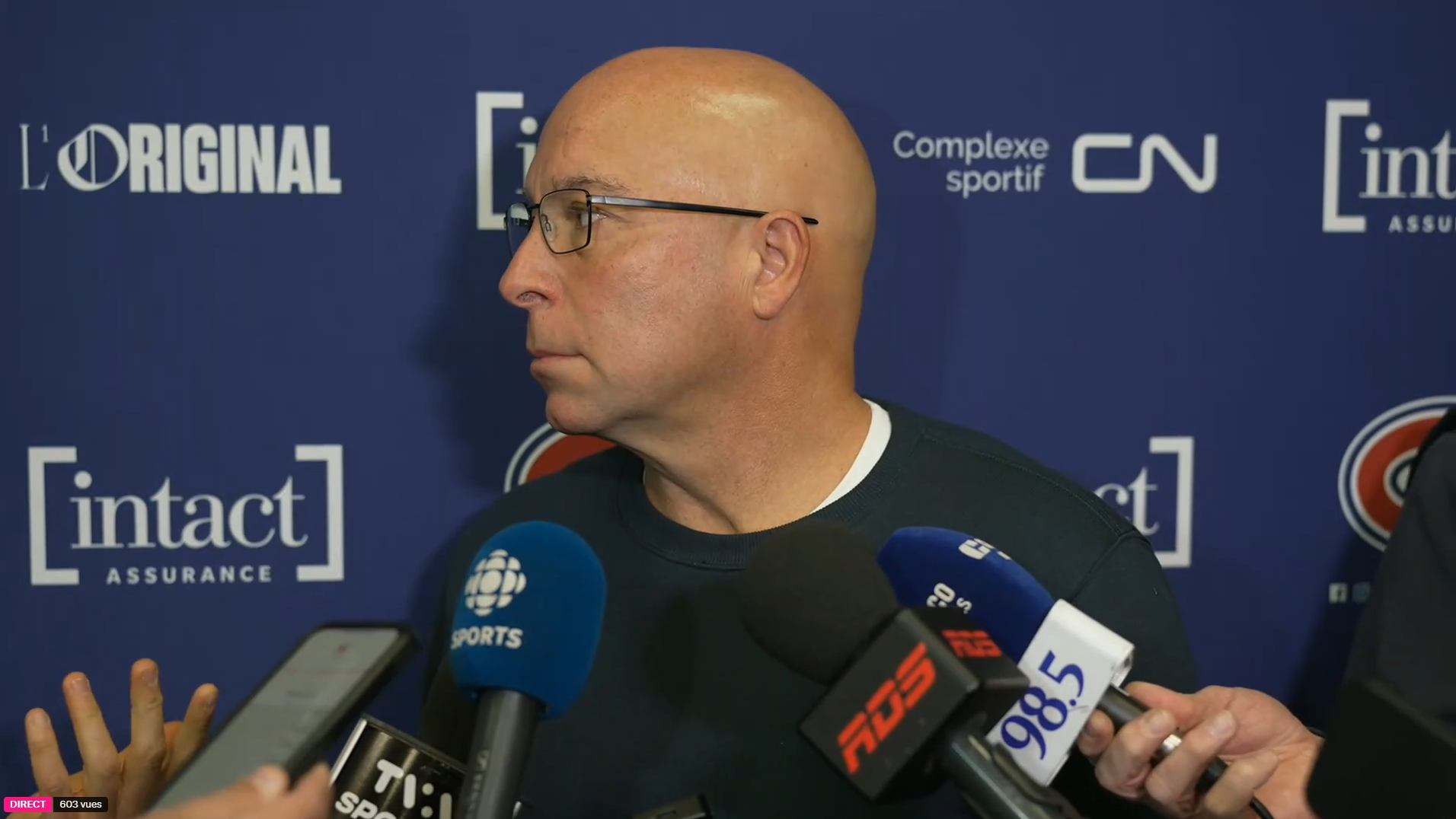 Point de presse de dernière minute de Kent Hughes
