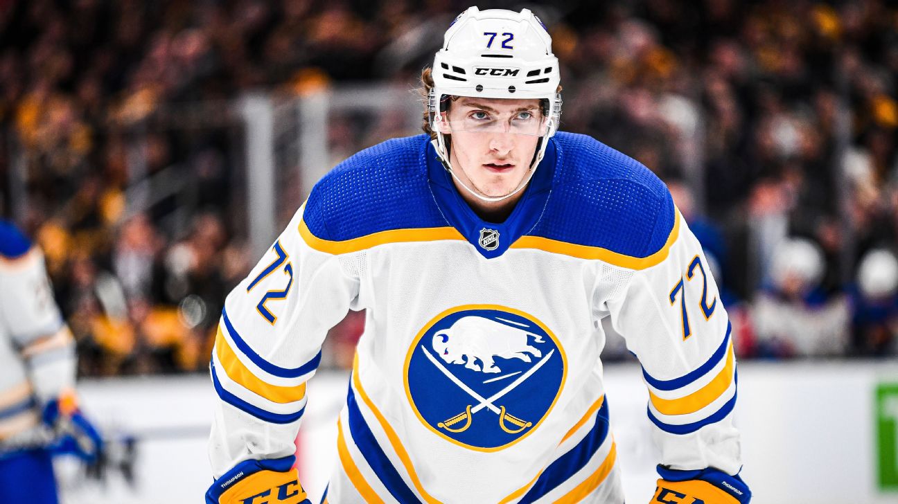 Tage Thompson vient d’être lié au Canadien de Montréal